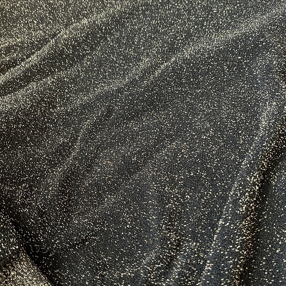 Vintage super gold sparkly softwear by Mark Singer sweater EUC no size tag M/L. - Picture 3 of 5